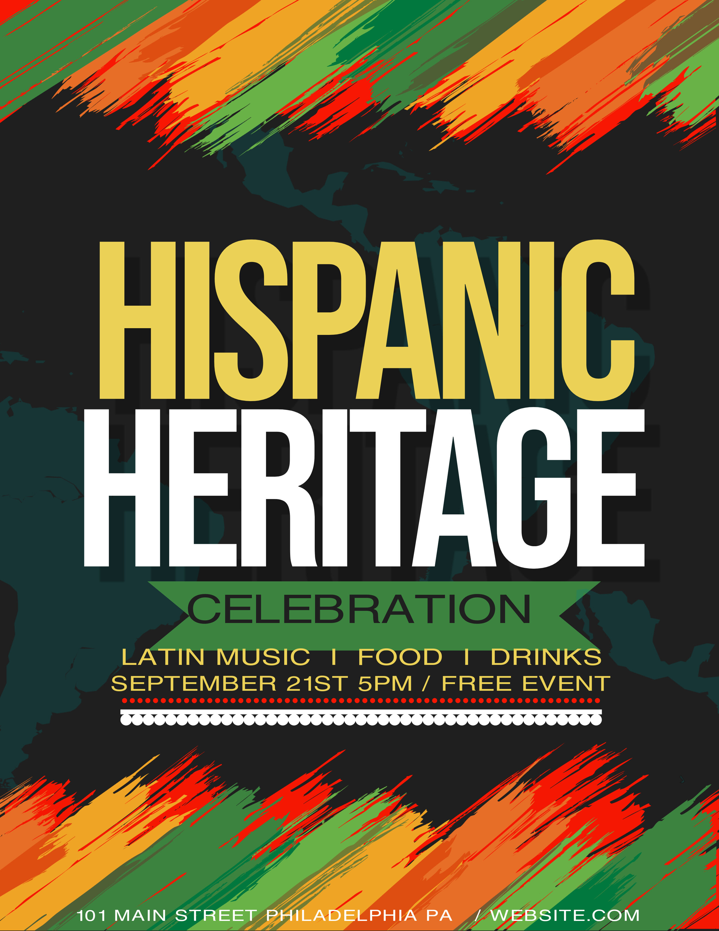 Hispanic heritage month poster