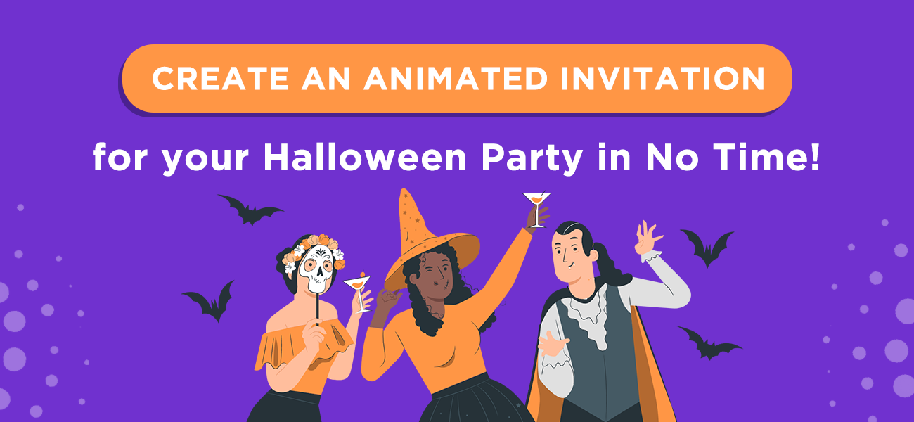 Create an Animated Invitation for your Halloween Party in No Time! Design Studio