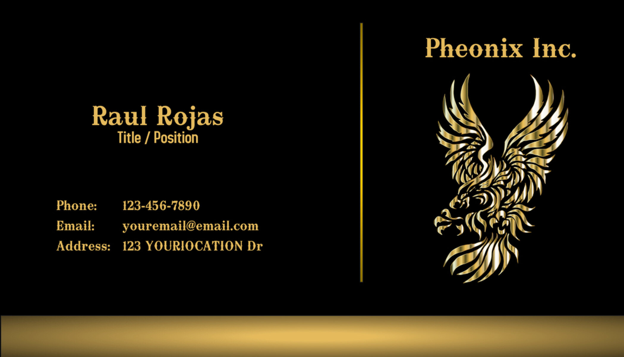 Phoenix business card 