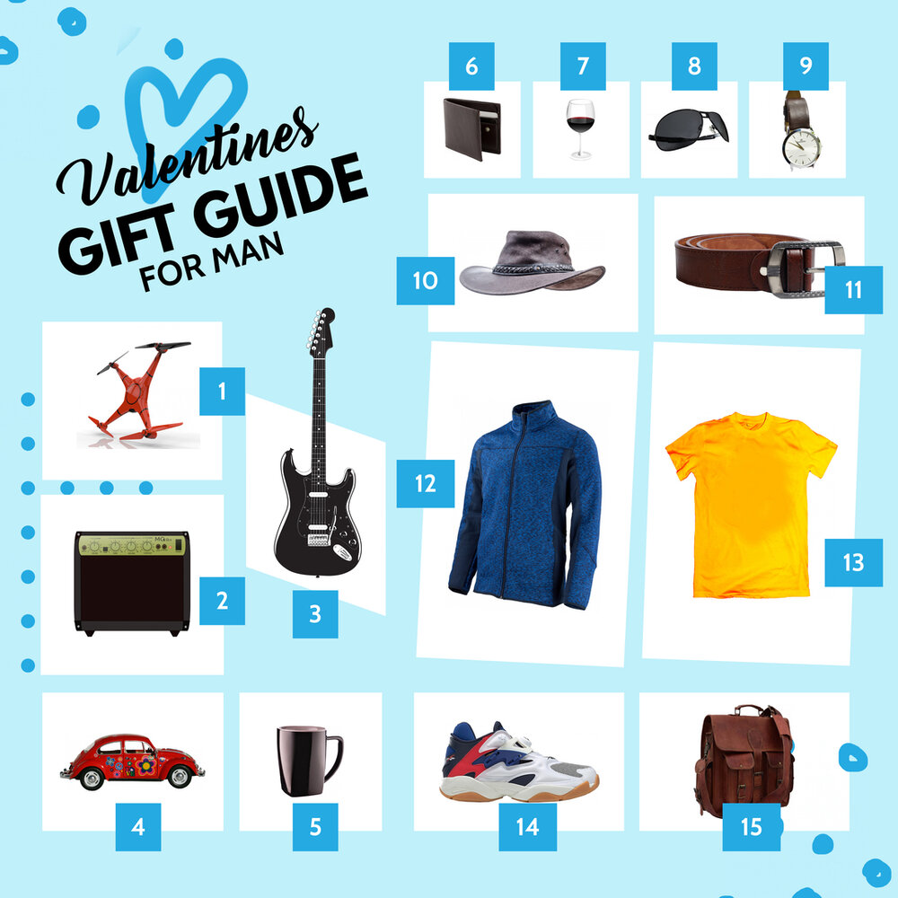 Blue Valentine's Gift Guide for Men