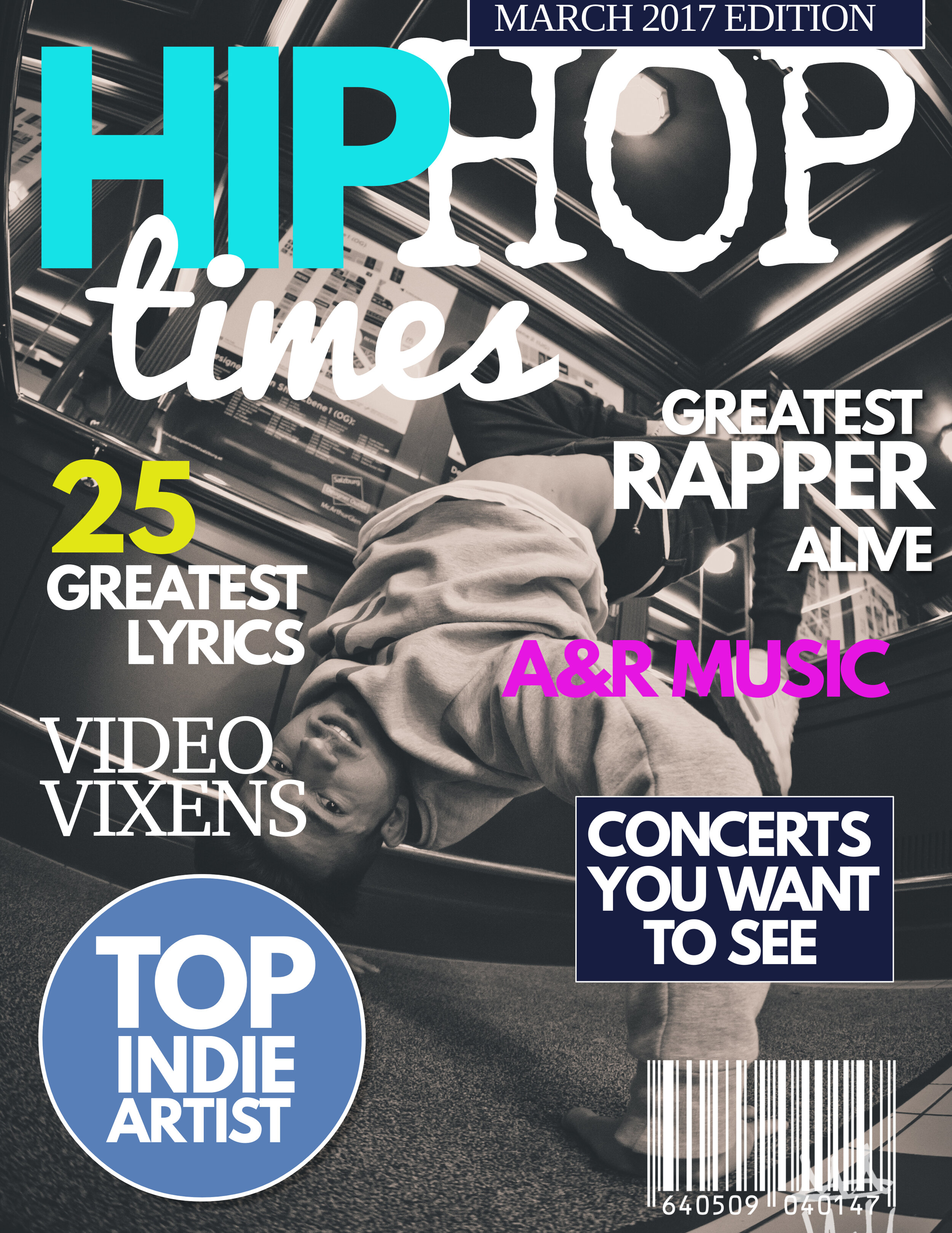 Music magazine cover