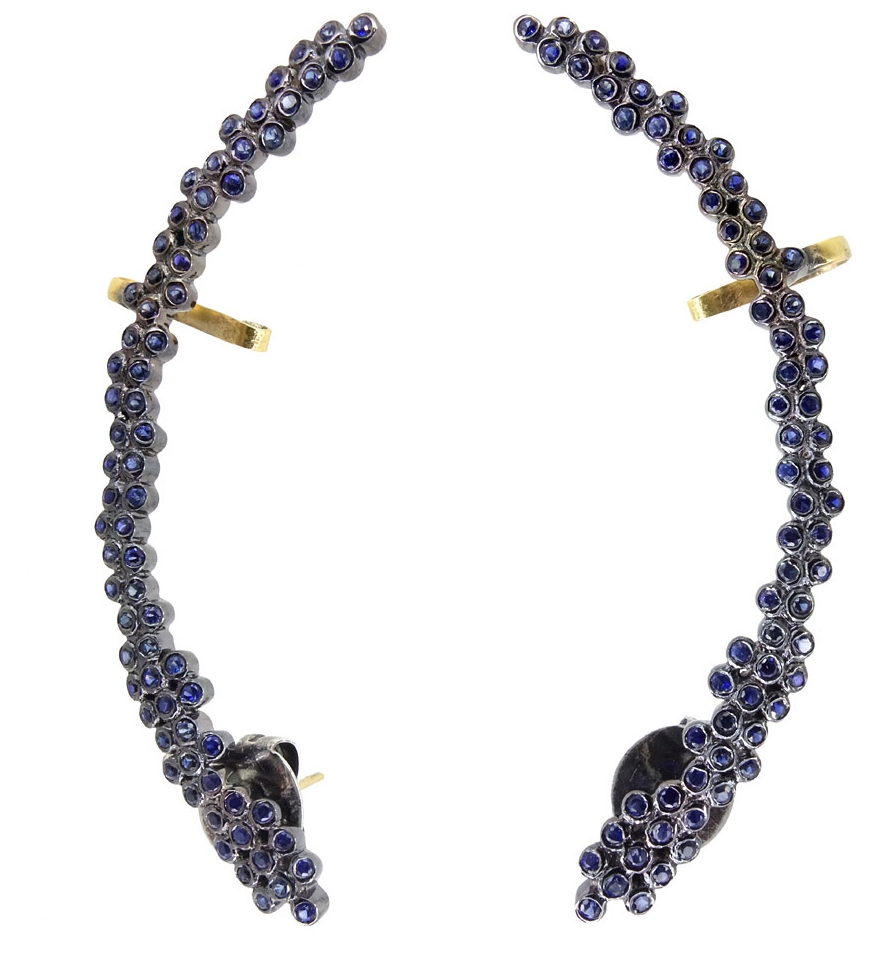 Sapphire Ear Cuff