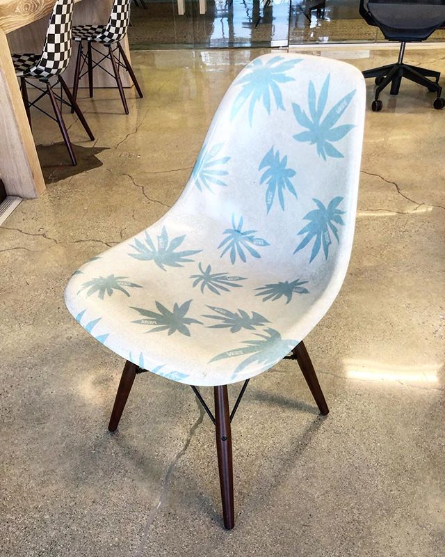 Amazing new chairs from @modernica &amp; @vans for my friends at @cavuventures #interiordesign #furniture #classic #vans