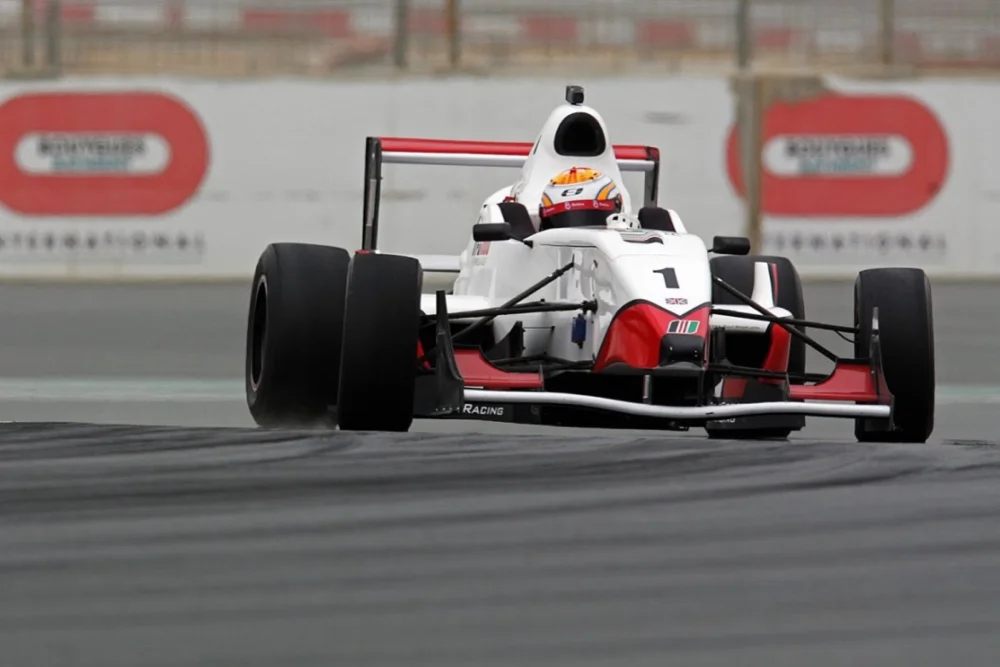 Ed Jones testing with Formula Gulf at the Dubai Autodrome