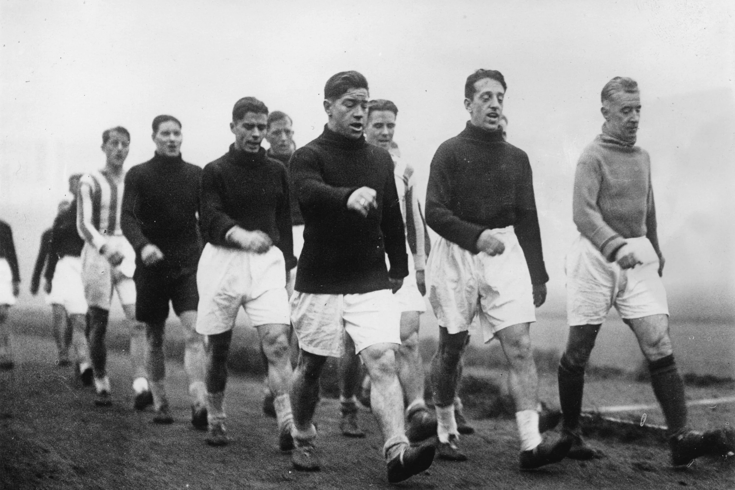 Østrigs nationalmandskab anno 1932. FOTO: Imagno/Getty Images
