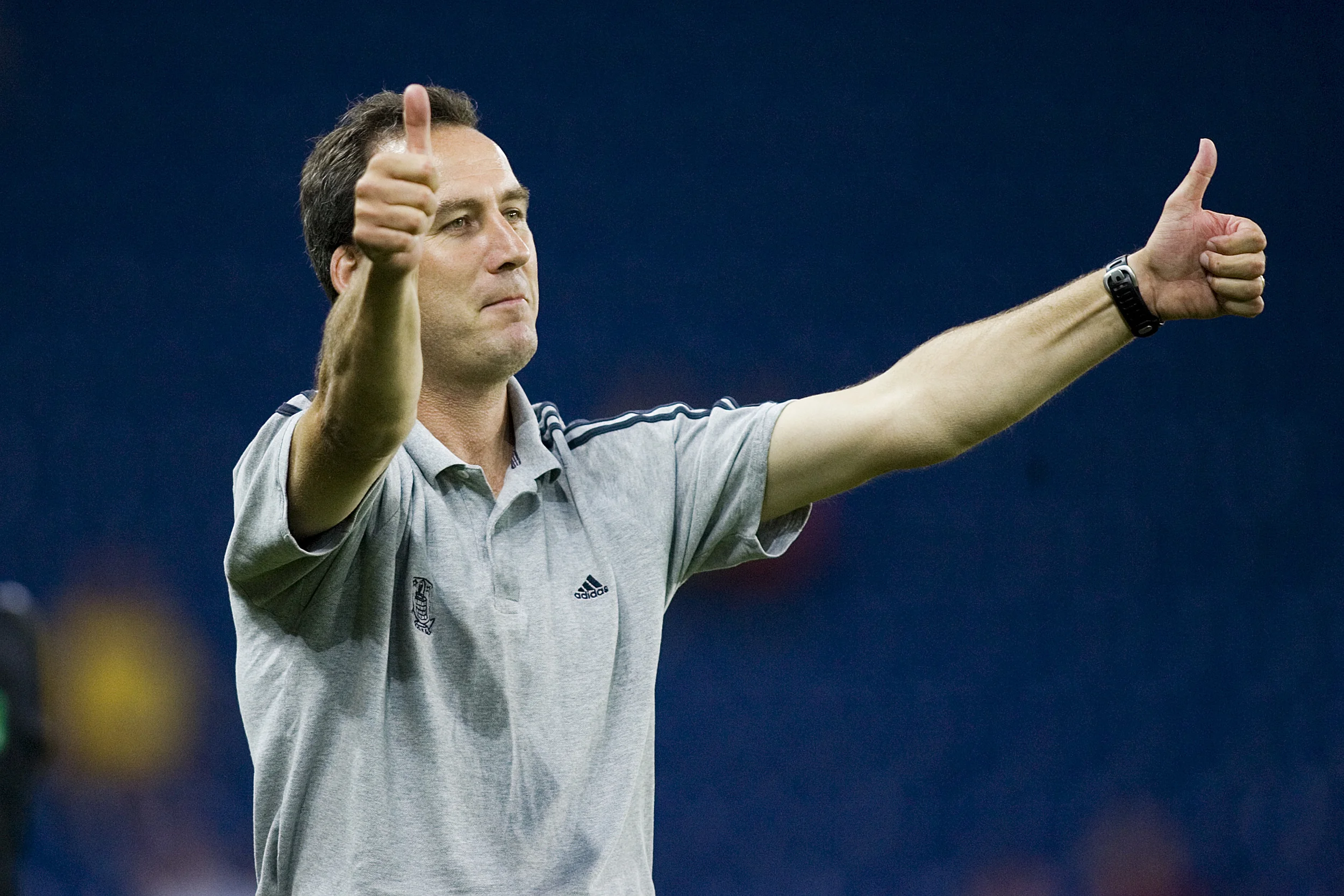 Rene Meulensteen fra sin tid i Brøndby. Foto: Getty Images/Lars Rønbøg