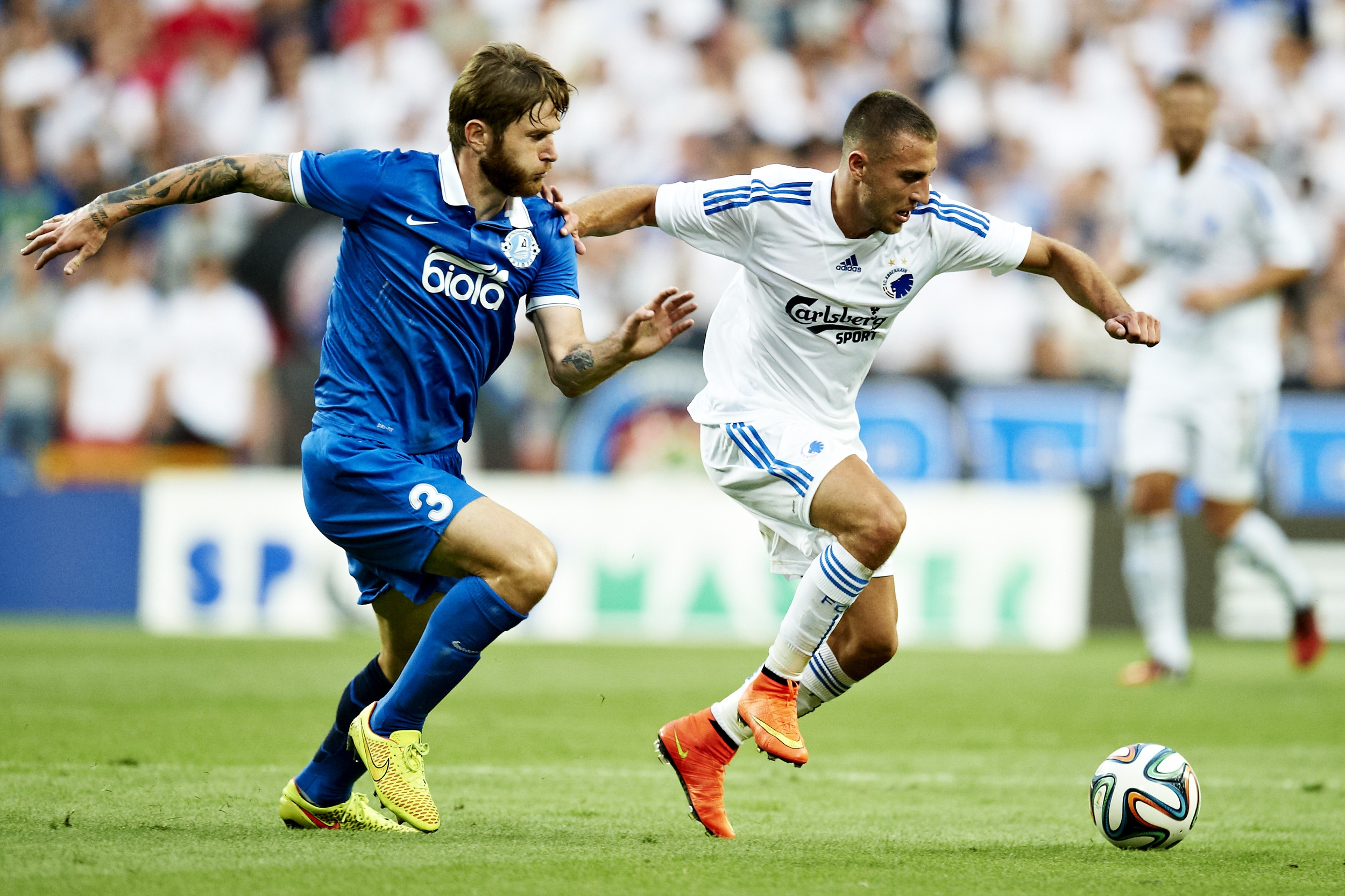 Bashkim Kadrii spillede en af sine bedste kampe mod Dnipro, da FC København sidst forsøgte at åbne dørene ind til Champions League. Foto: Getty Images/Jan Christensen