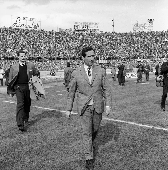 Helenio Herrera, en af Italiens taktiske godfathere med oprindelse i Sydamerika. Foto: Getty Images.