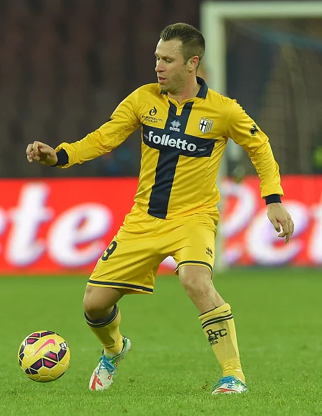 Antonio Cassano fra den seneste storhedstid i 2014. Foto: Getty Images/Giuseppe Bellini.