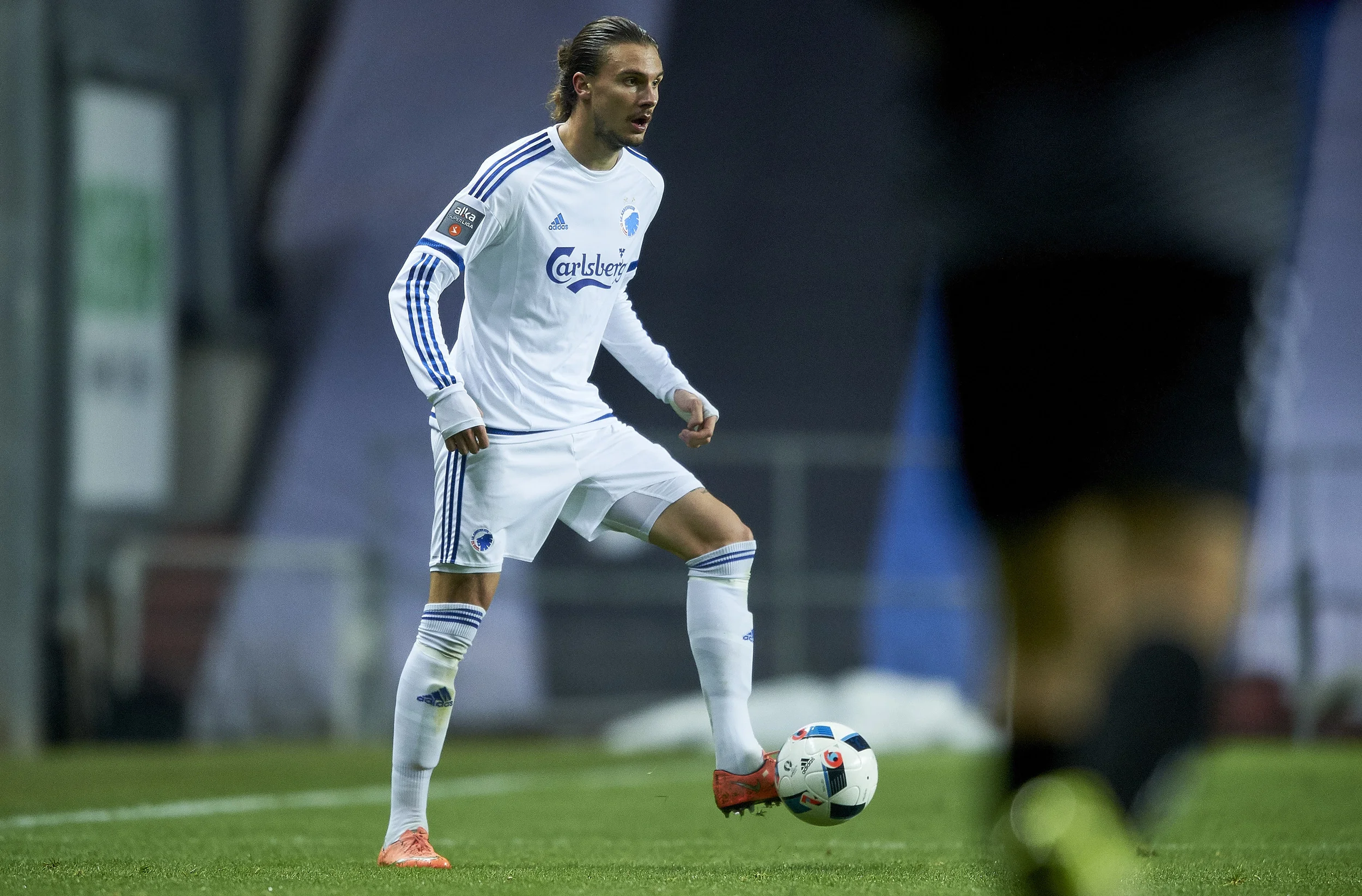 Erik Johansson et pletskud i FC København. Foto: Getty Images/Lars Rønbøg.