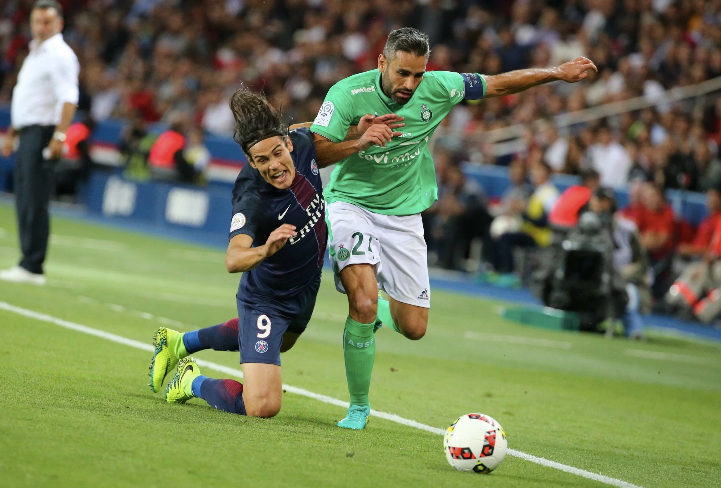 Edinson Cavani er en nøglespiller i PSG, især efter Zlatan ibrahimovic er rejst til Manchester United. Foto: Xavier Laine/Getty Images