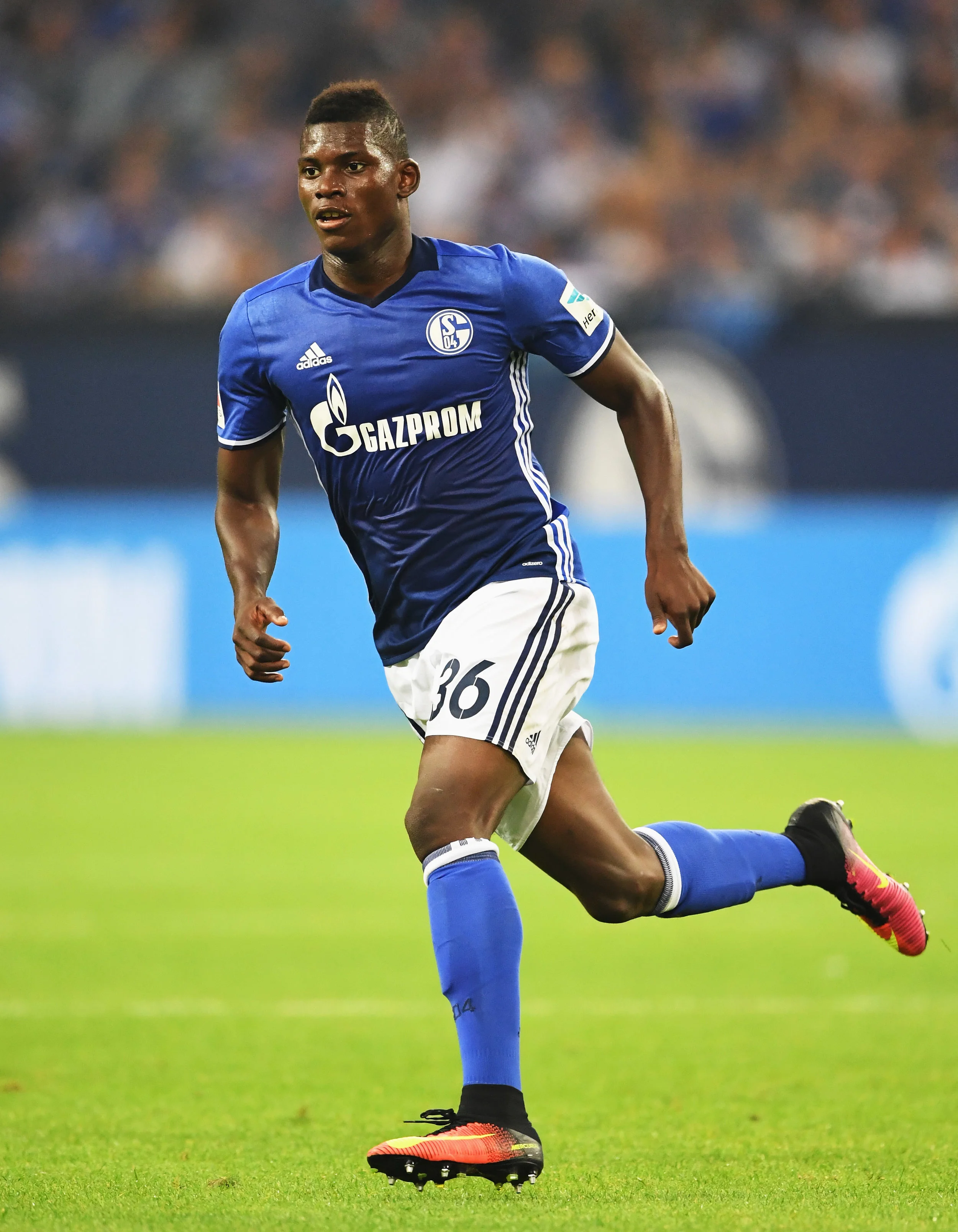 Det seneste stortalent der er blevet skudt afsted fra Basel. Breel Embolo blev denne sommer solgt til Schalke 04 for knap 200 mio. Foto: Stuart Franklin/Getty Images