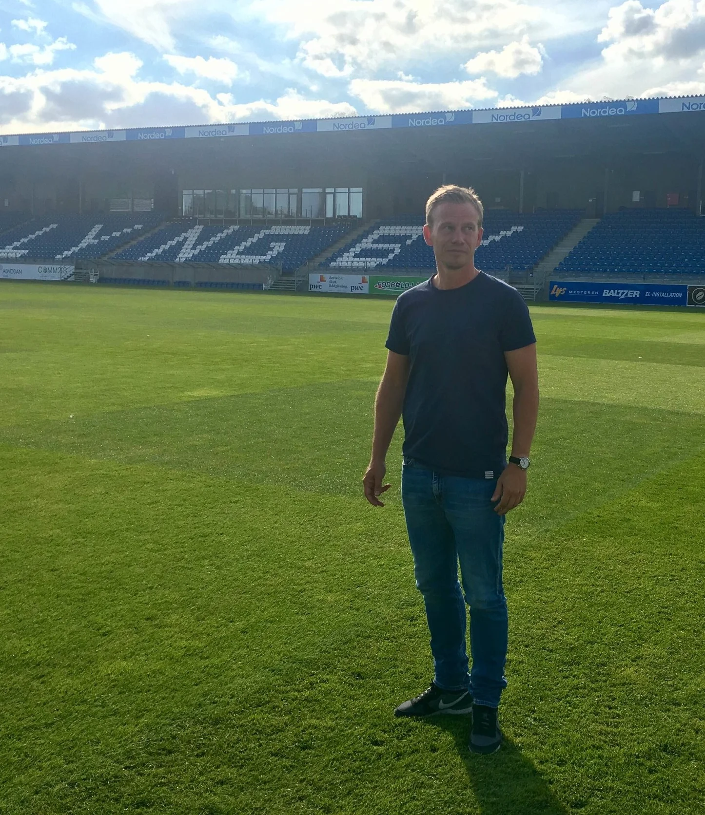 Søren Hermansen i Lyngby, hvor han er A+ træner. Foto: Sture Sandø