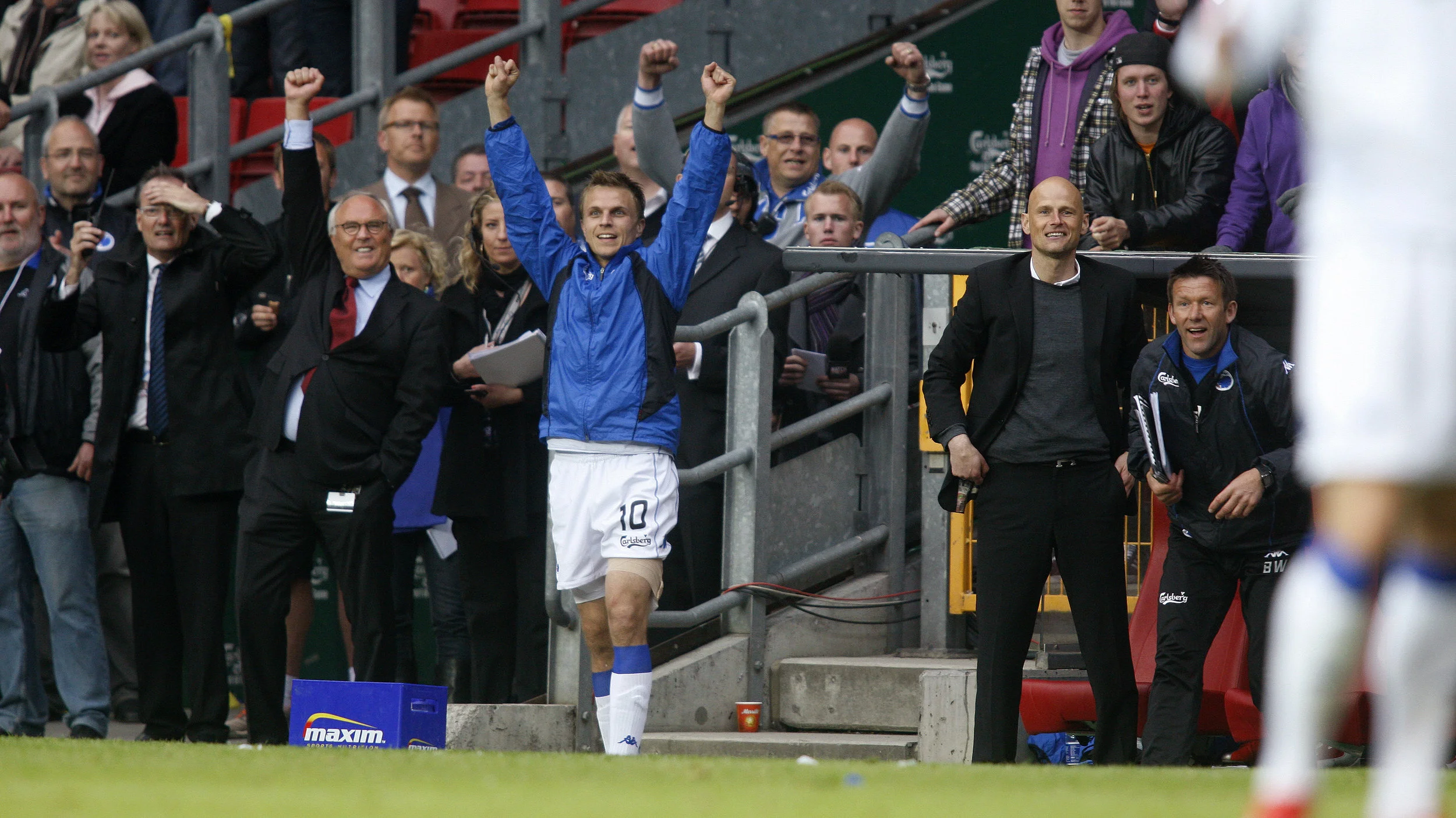 Østergaard, Grønkjær og Solbakken. Foto: Getty Images/Lars Rønbøg