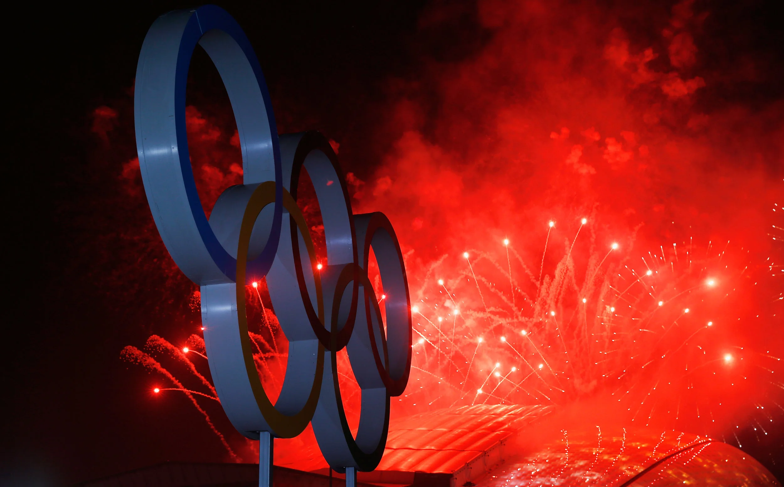 Fra afslutningsceremonien til vinter-OL i Sotji. Foto: Getty Images