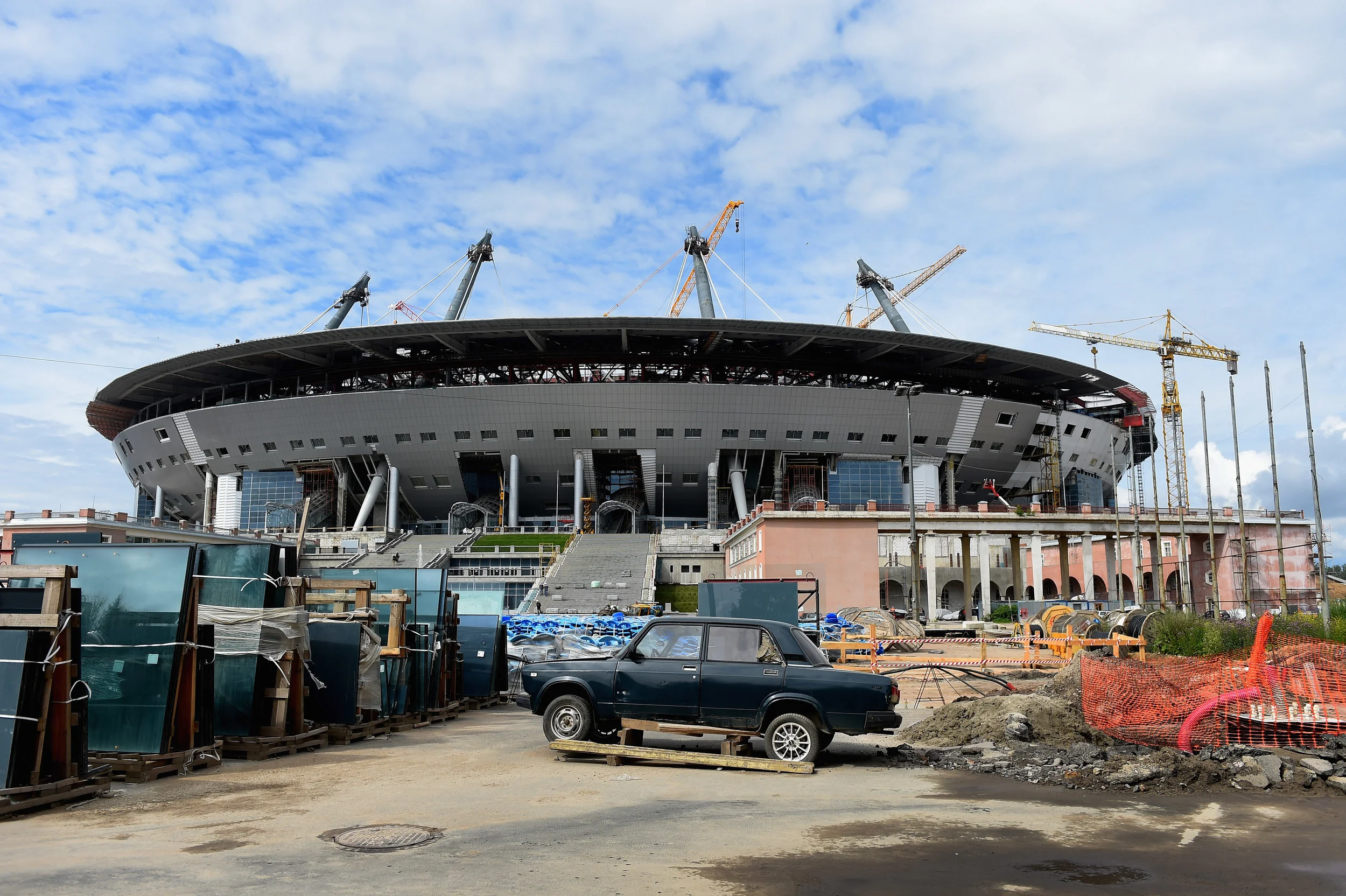 Stadion opføres i Stk. Petersborg. Foto: Getty Images