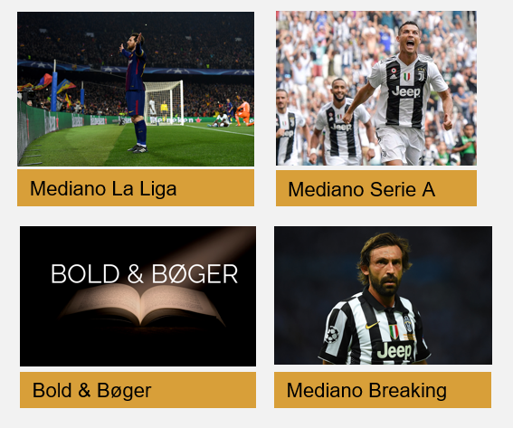 Meget mere breaking - og mere luft til La Liga, Serie A og Bold &amp; Bøger