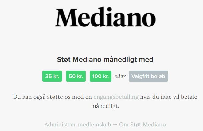 Redaktørens blog: Mediano - nu med medlemmer