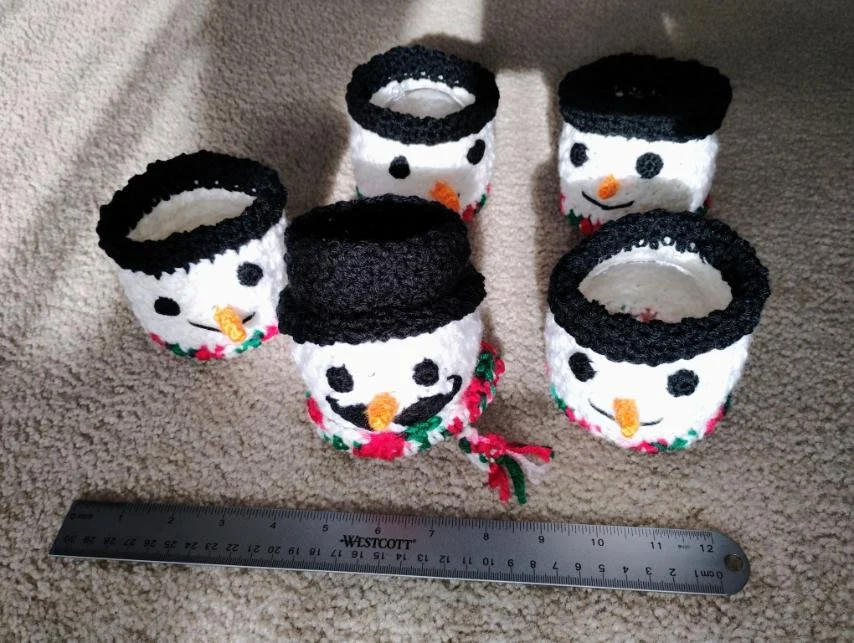 handcrafted snowmen candy holders.jpg
