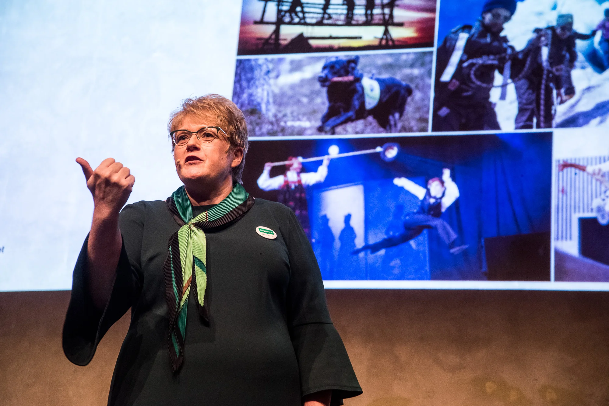 Kulturminister Trine Skei Grande presenterer den nye Frivillighetsmeldingen