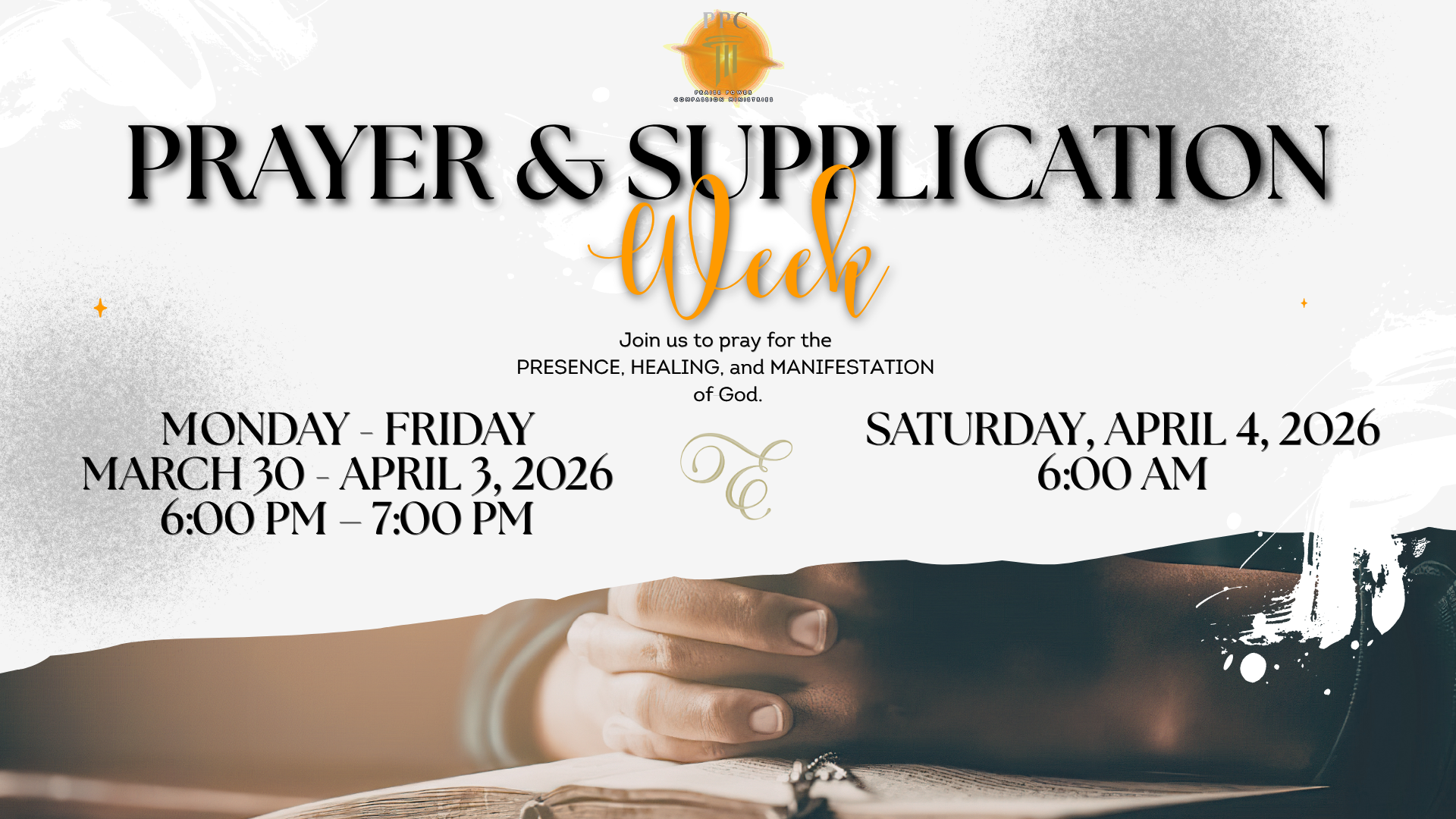 Prayer & Supplication Week (Copy) (Copy) (Copy) (Copy) (Copy)
