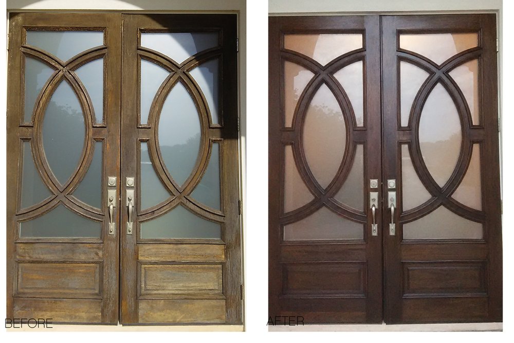 Home Coastal Door Refinishing