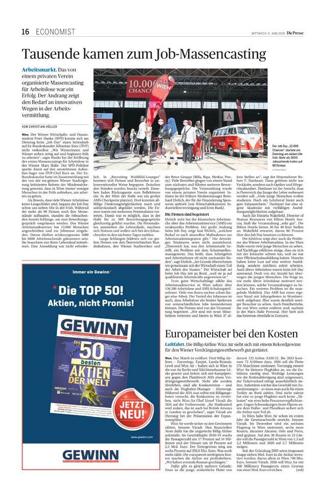 ”Die Presse” | 05.06. 2019