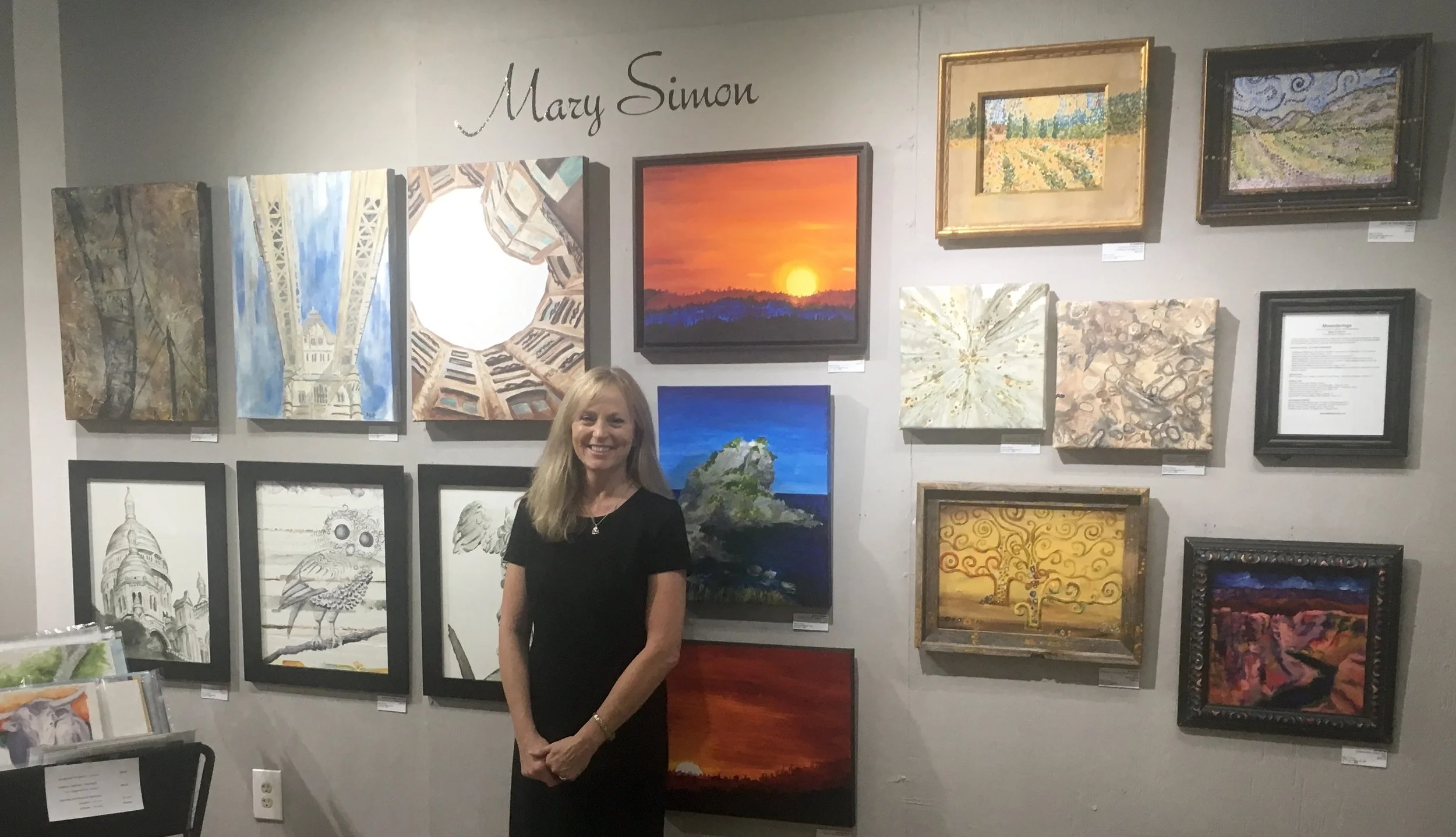 October Visiting Artist exhibition at the Artists Guild Gallery of Greenville, SC. 2017