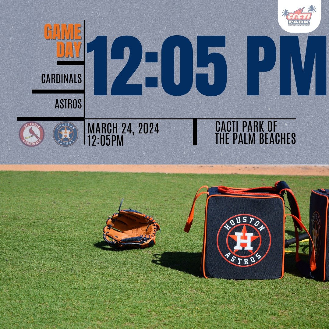 It is our last game of the season.. Join us one last time! ⚾

#SpringTraining #Astros
