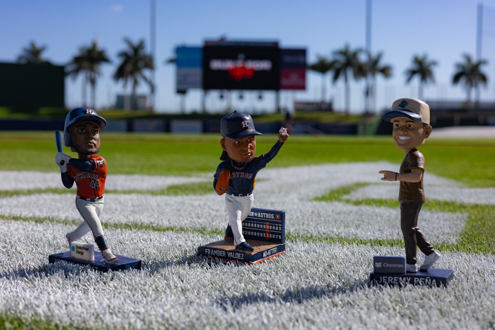 Astros fans don't miss out on this limited bobblehead giveaway here at CACTI Park on Saturday, March 22, as your Houston Astros take on the Miami Marlins at 6:05 PM! 🤘