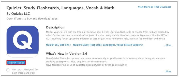 How To Use Digital Flashcard App Quizlet Mulberry House