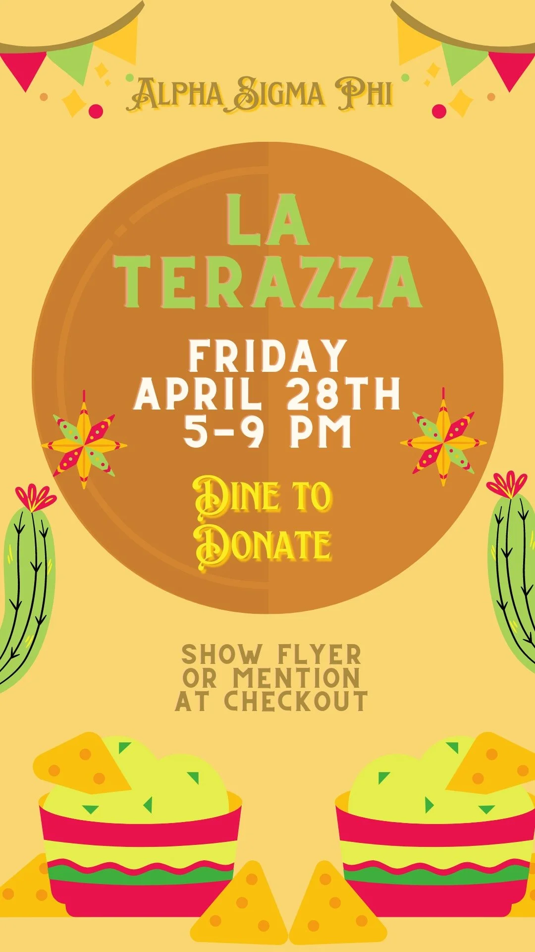 La Terazza Dine to Donate- Alpha Sigma Phi Philanthropy Event 