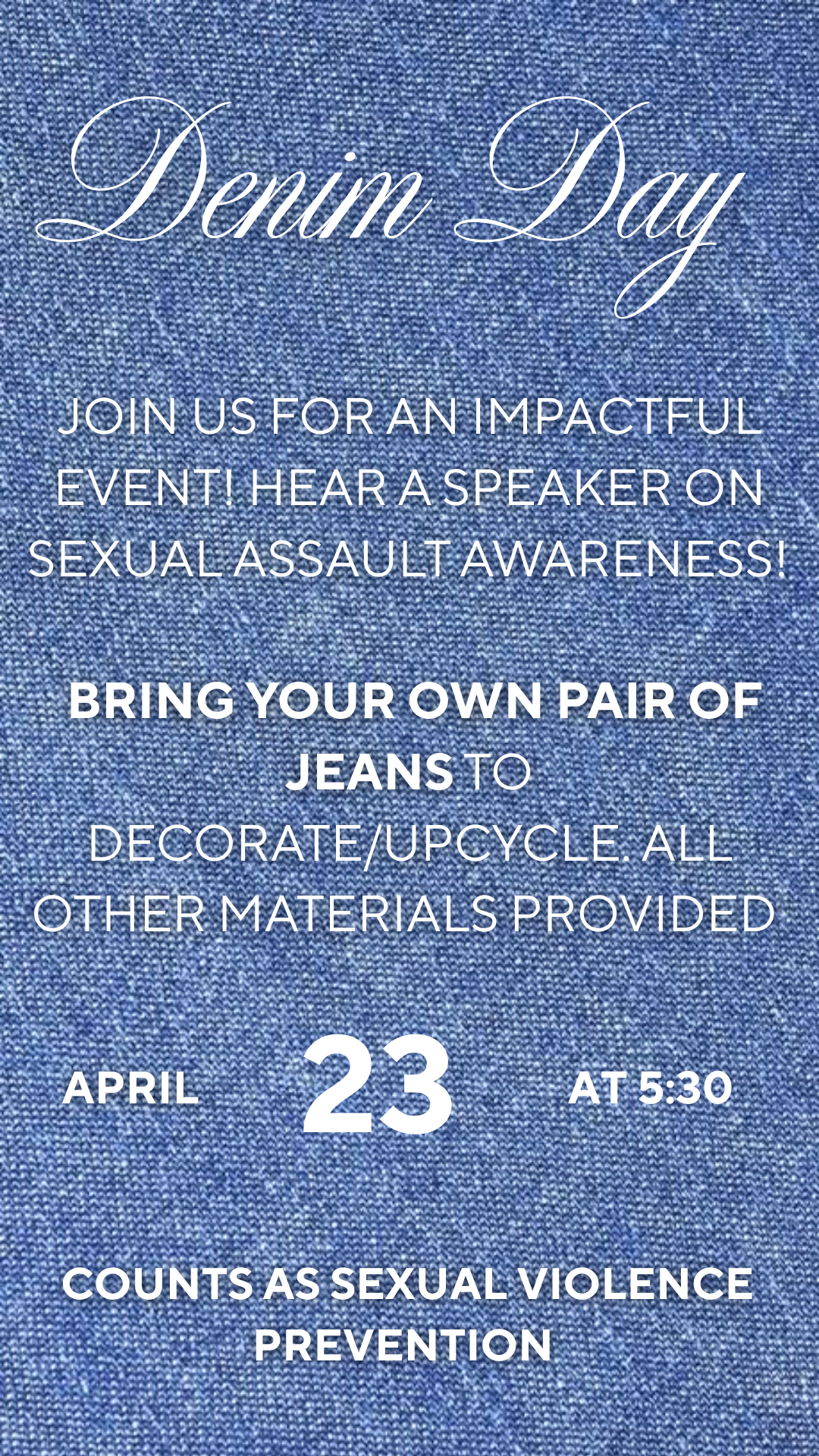 Denim Day 