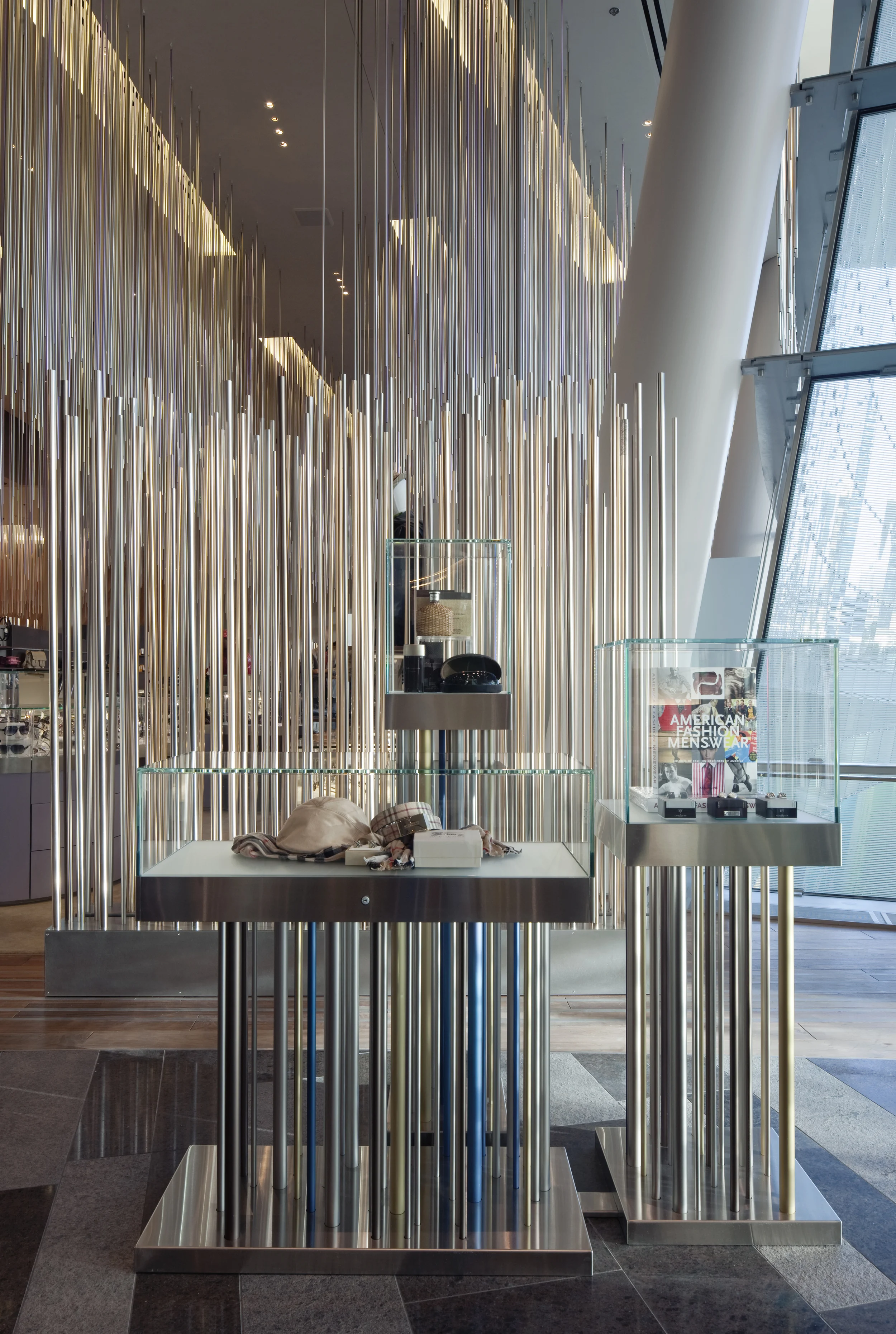 The Shops - Stylmark - Tubes incorporated into showcase .jpg