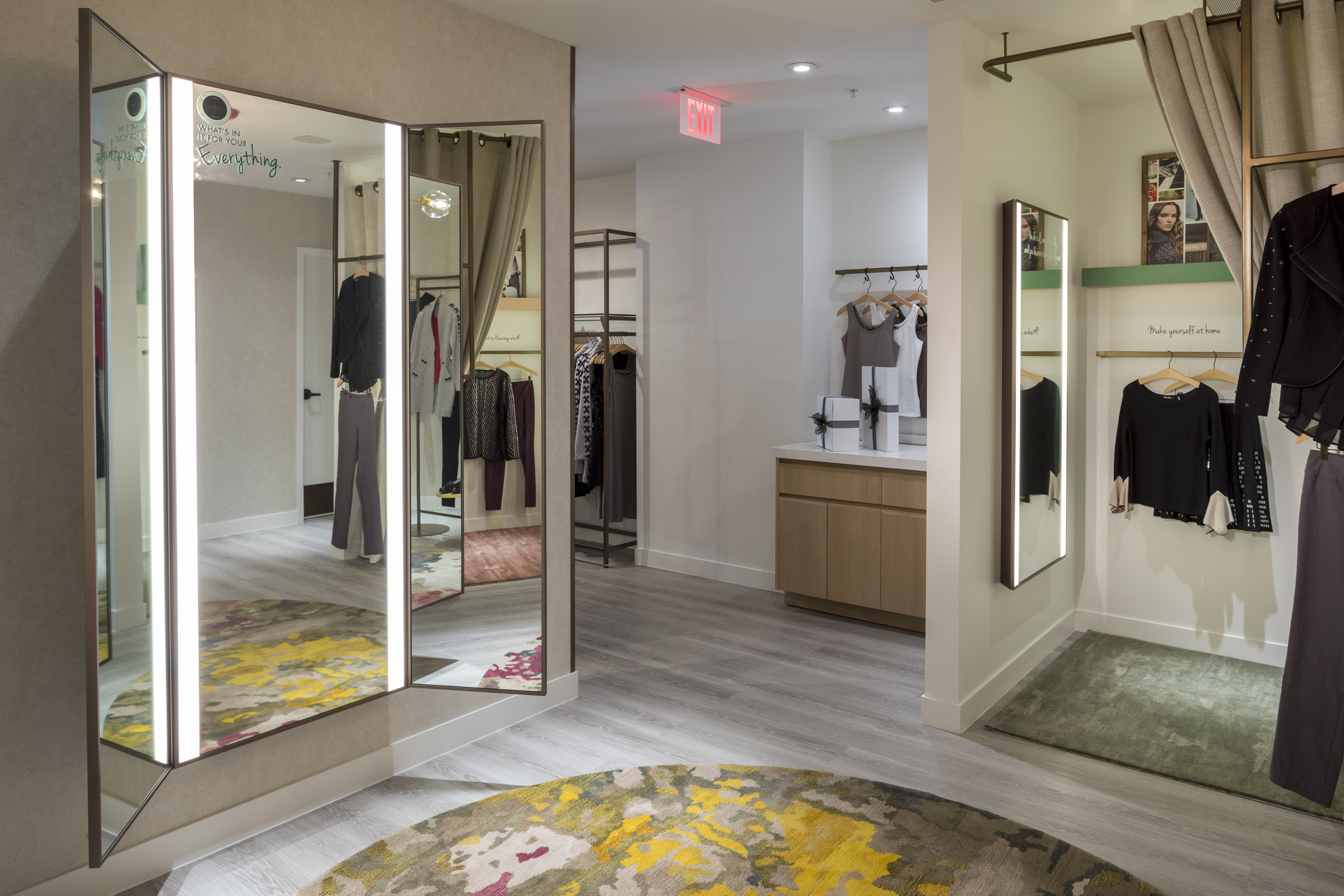 Stylmark: FITTING ROOM Installations: image gallery examples