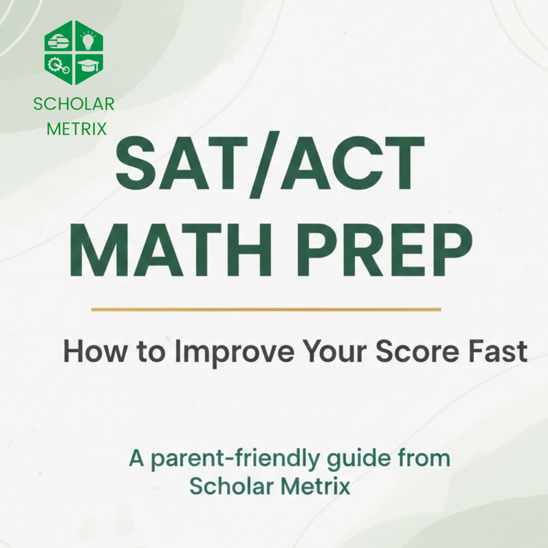 SAT/ACT Math Prep: How to Improve Your Score Fast (Even If You’re Not a “Math Person”)