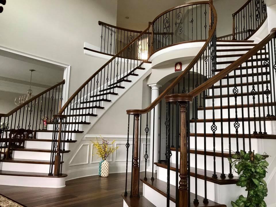 wrought iron balustrades