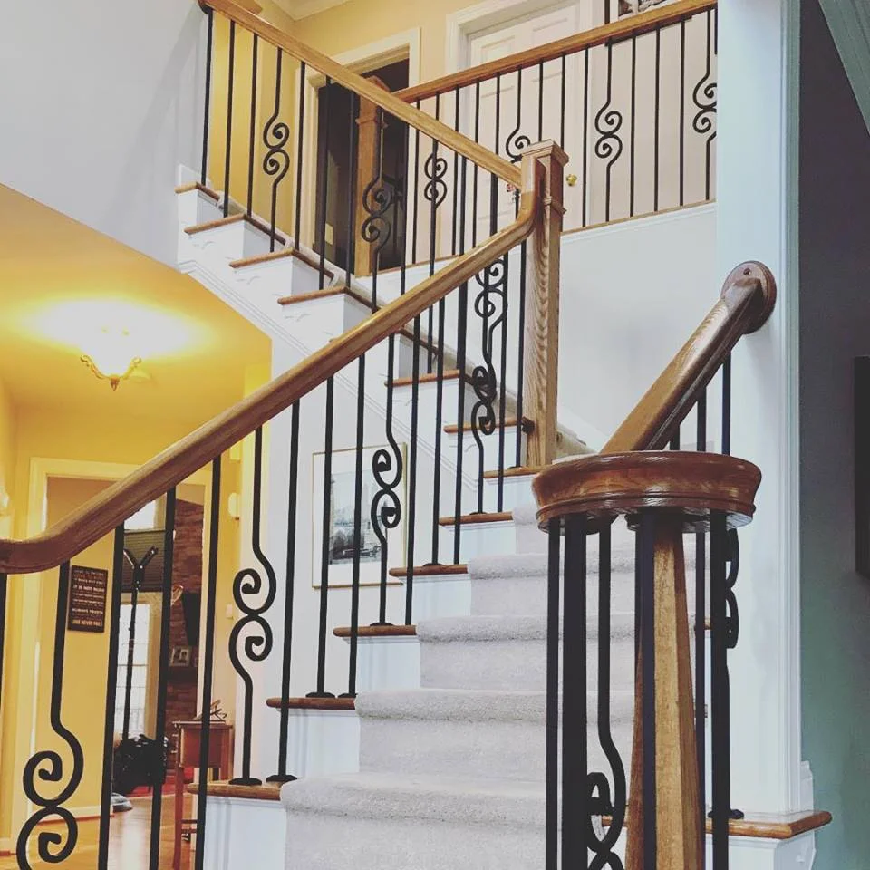 wrought iron balusters