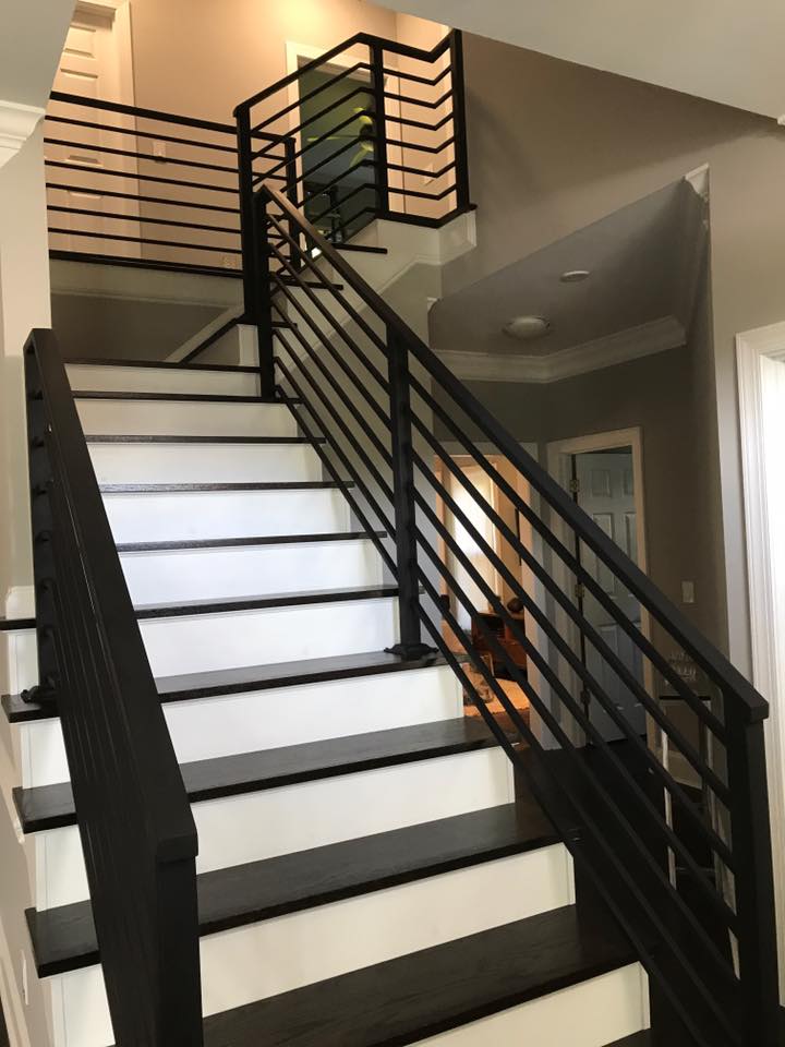 wrought iron stair railing