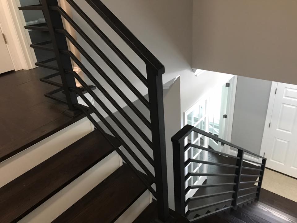 wrought iron stair railing