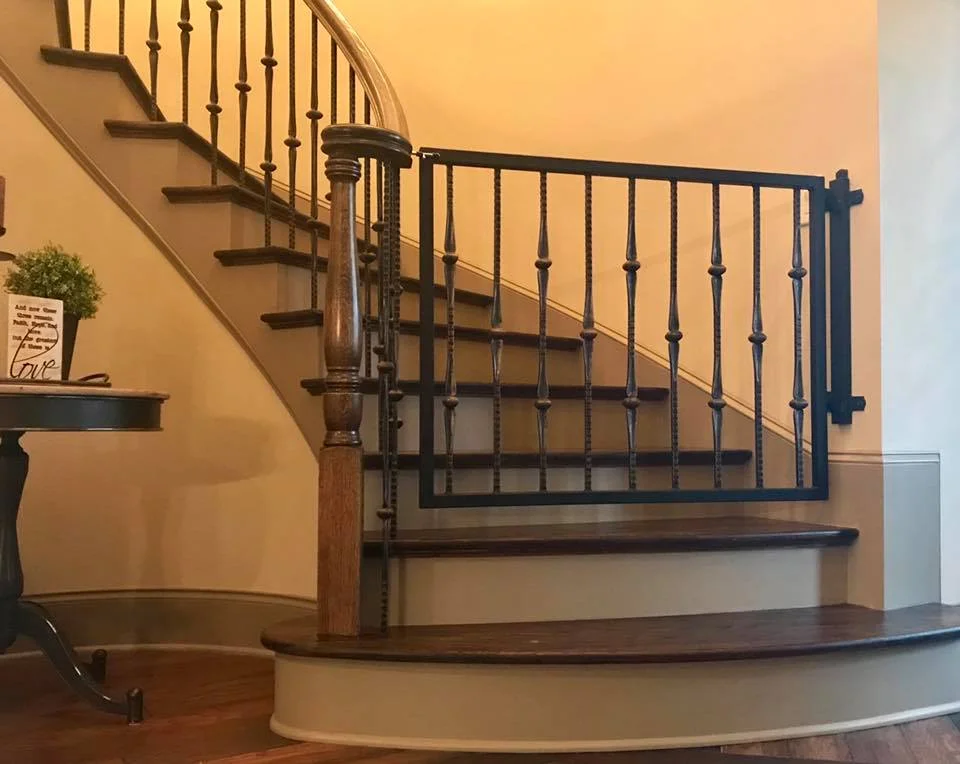wrought iron stair railing