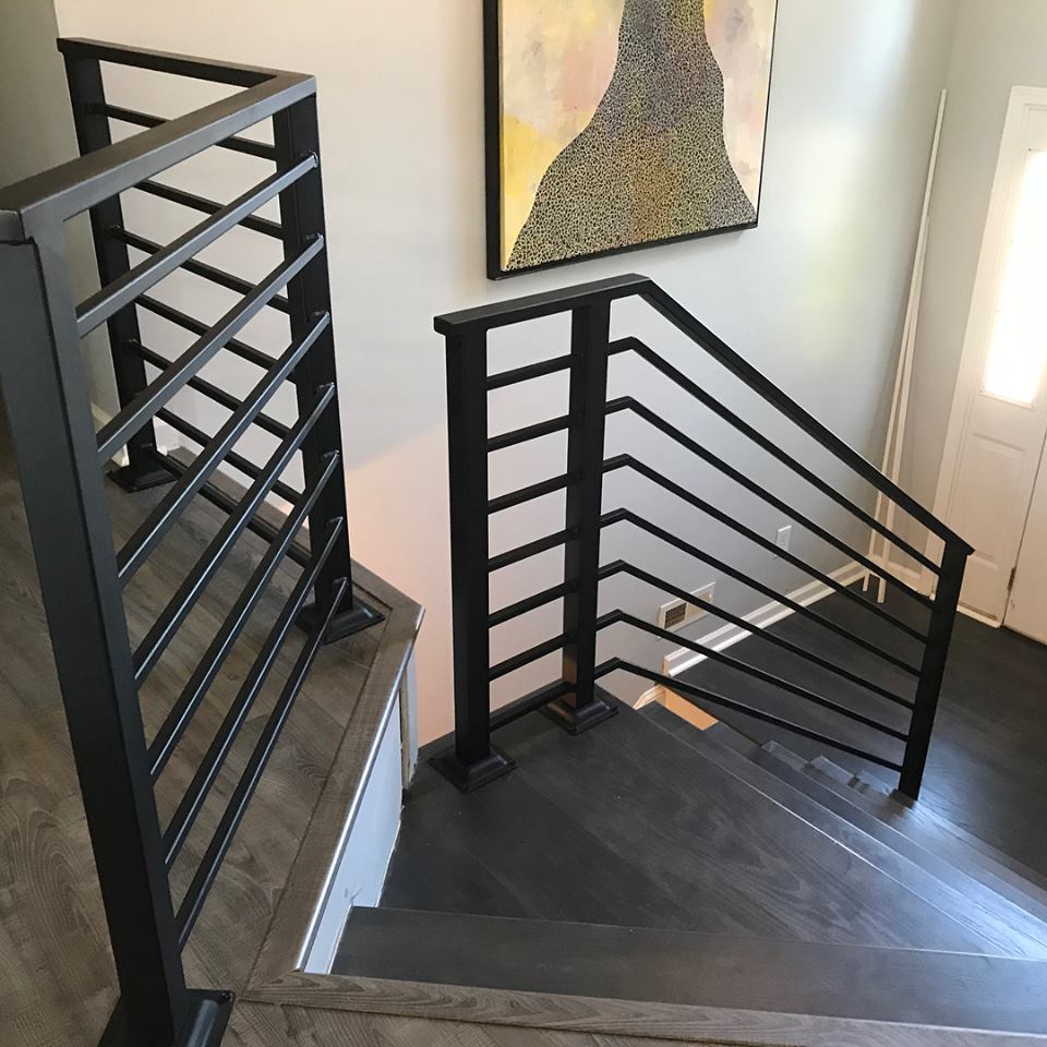 wrought iron stair railing