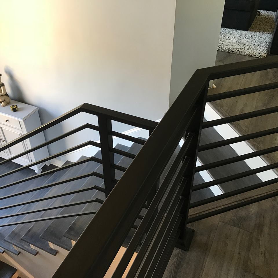 wrought iron stair railing