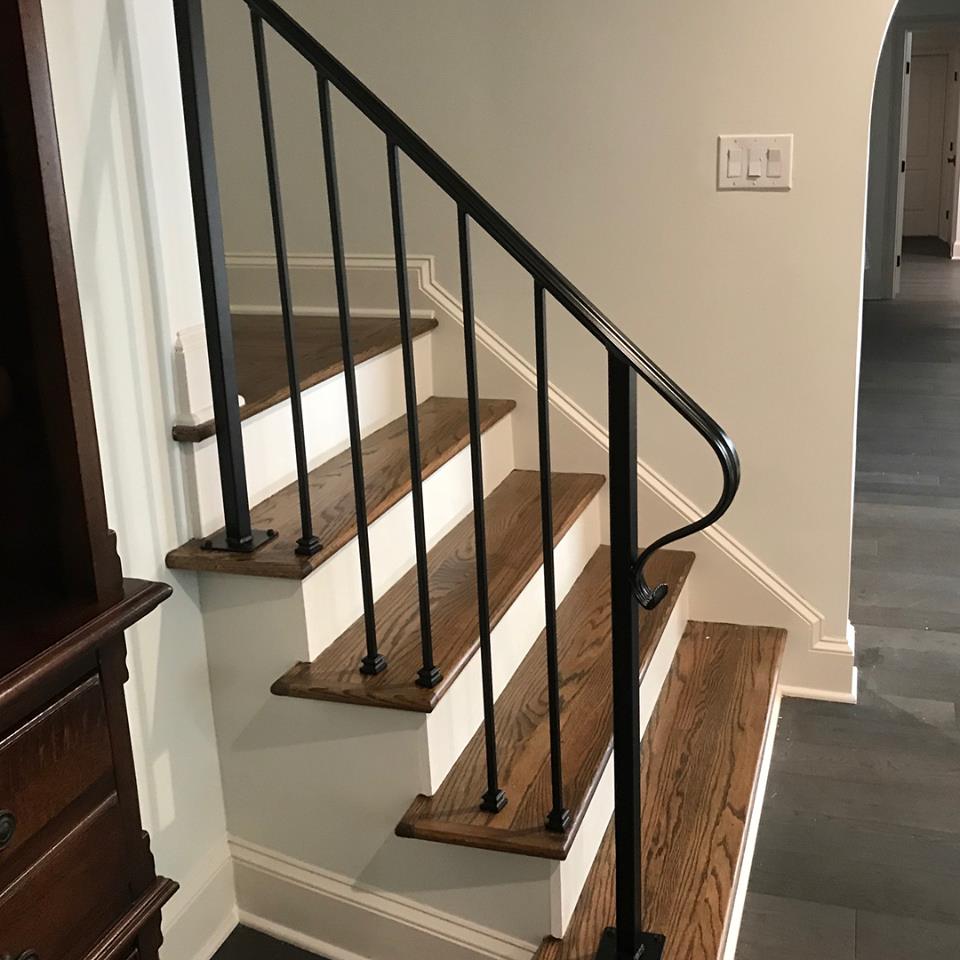 wrought iron stair railing