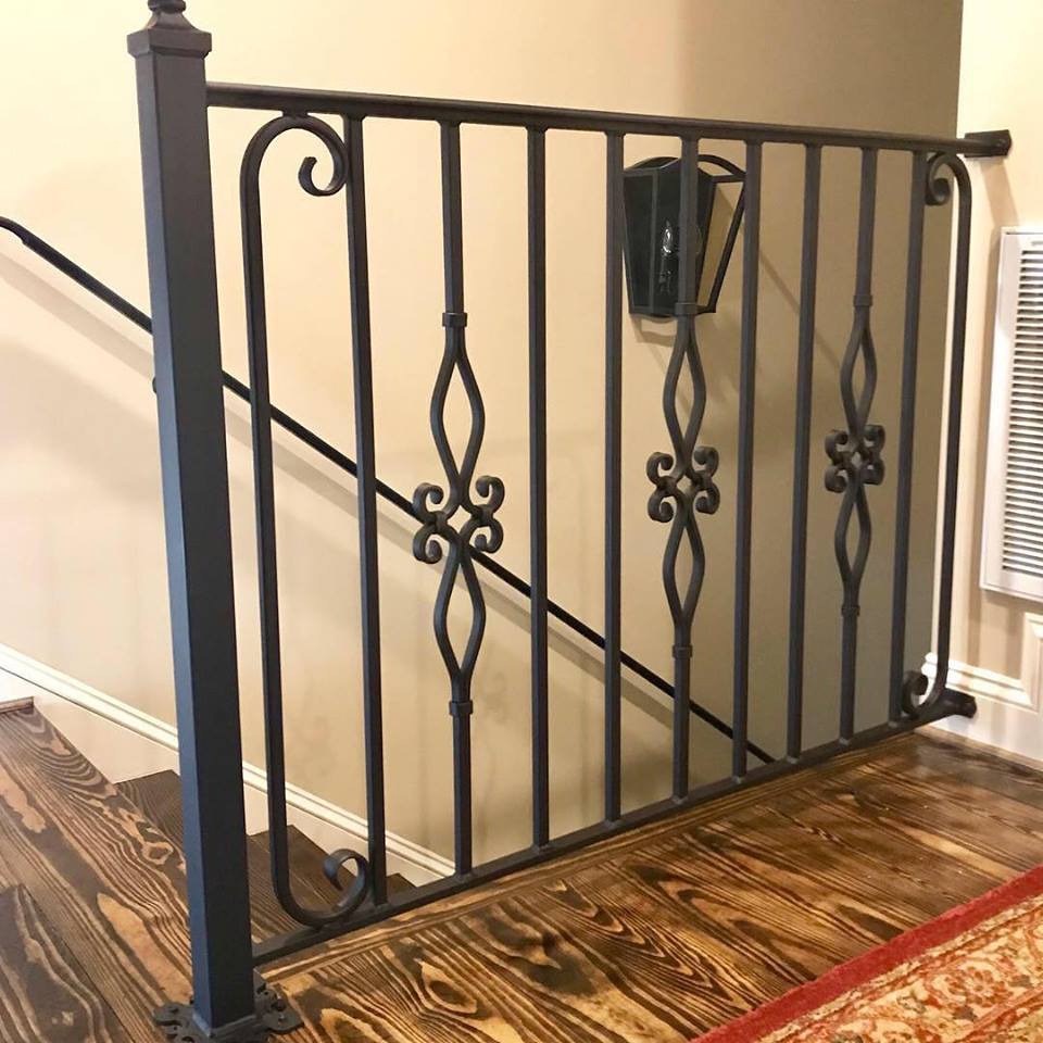 wrought iron stair railing