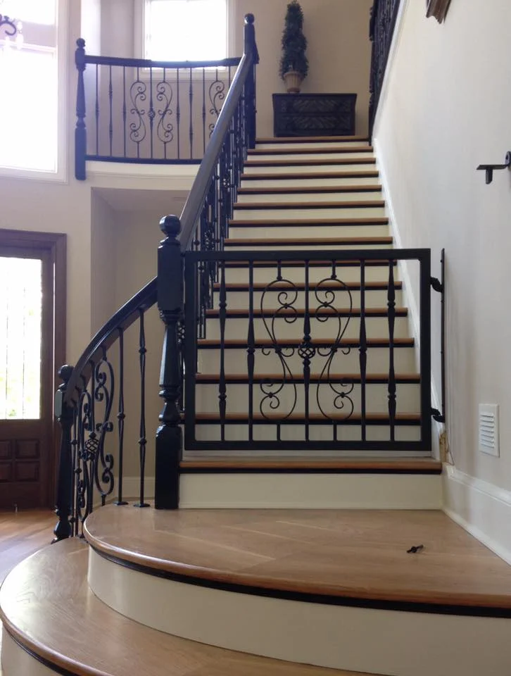wrought iron stair railing