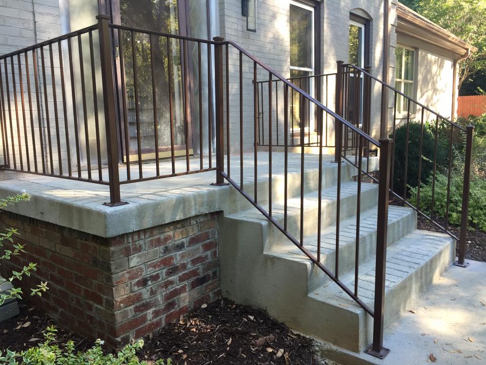 wrought iron stair railing