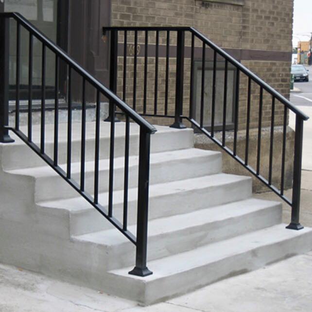 wrought iron stair railing