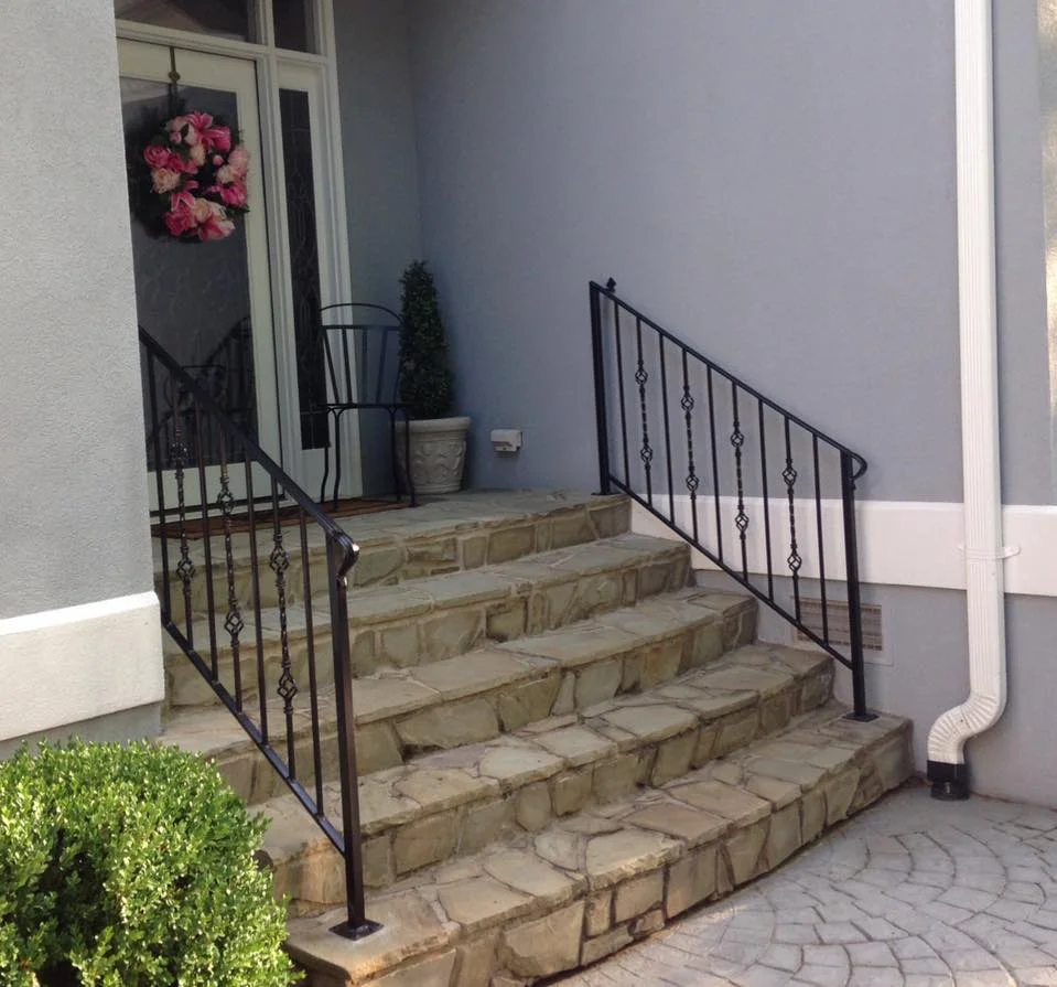 wrought iron stair railing