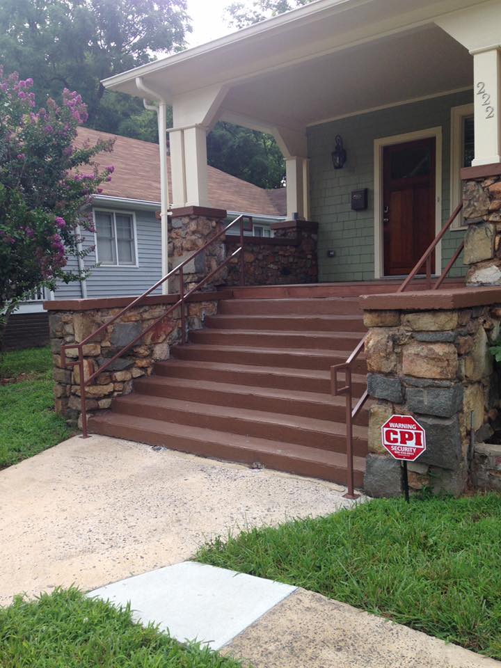 wrought iron stair railing